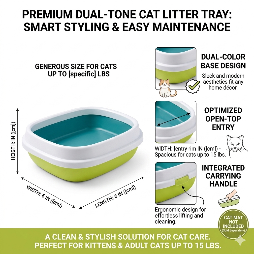 Scoop Shell Cat Litter Tray