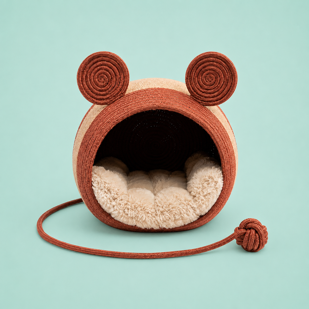 Nest Woven Rope Cat Bed