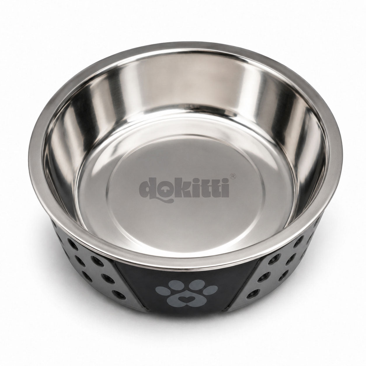 Dokitti Mosa Anti-Slip Steel Bowl