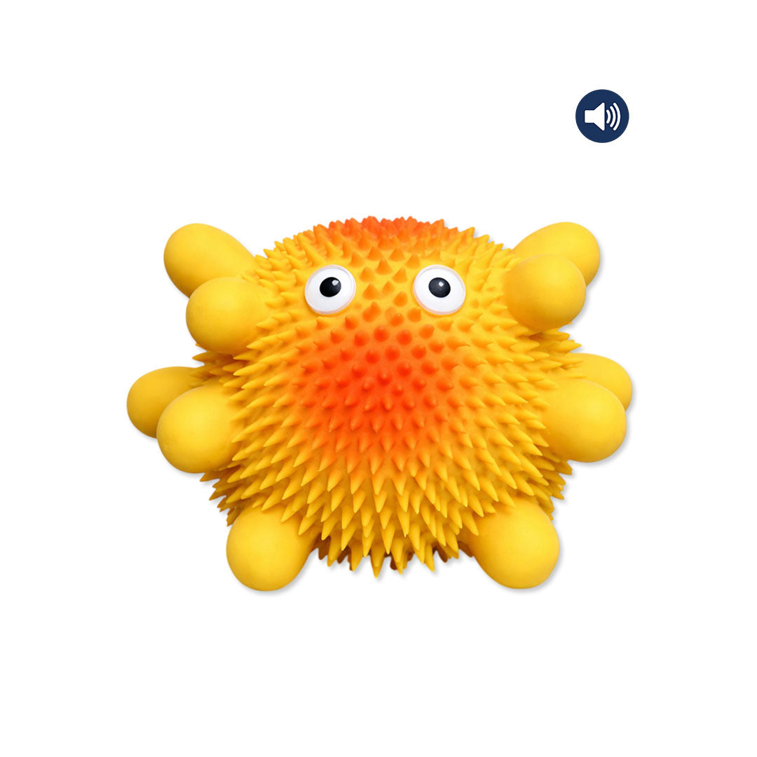 Dokitti Spider Latex Dog Toy with Squeaker