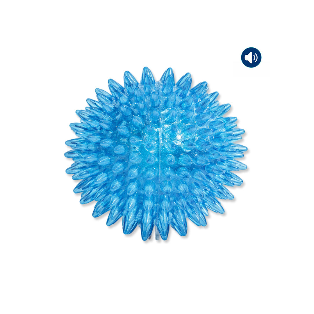 Dokitti TPR Spiky Ball Dog Toy with Squeaker